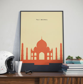 Taj Mahal Landmark Print, 2 of 4