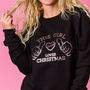 This Girl Loves Christmas Jumper Option To Personalise, thumbnail 1 of 4