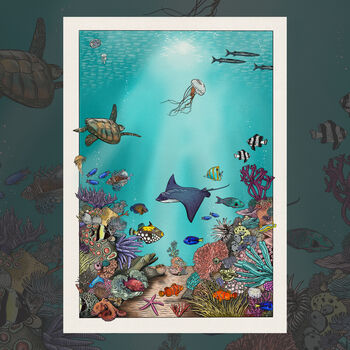 Coral Reef/Under The Sea Artwork Print, 6 of 8