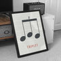 Triplet Note Print | Music Theory Poster, thumbnail 3 of 10
