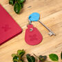Eco Friendly Disabled Blue Badge Vegan Leather Wallet And Radar Key Made From Recycled Bottles In Raspberry Red, thumbnail 8 of 10