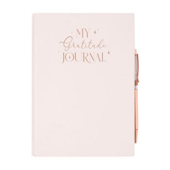 A5 Gratitude Journal With Rose Quartz Crystal Pen, 3 of 6