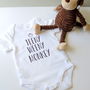 Personalised Father, Son And Baby Monkey T Shirts, thumbnail 4 of 4