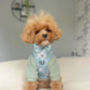 Dog Harness Padded Adjustable In Sage Green Check, thumbnail 10 of 11