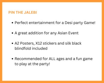 Pin The Jalebi Asian Event Game, 4 of 8