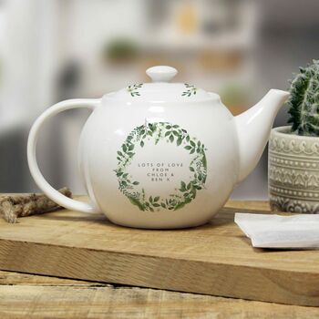 Personalised Floral Teapot, 2 of 3