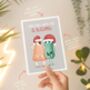 Blissmas Cute Christmas Card For Husband Wife Partner, thumbnail 2 of 4