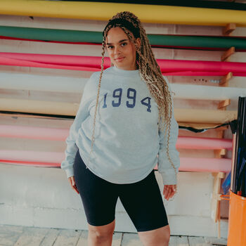 Personalised Varsity Year Premium Sweatshirt, 2 of 8