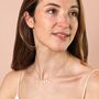 Shooting Stars Pendant Necklace In Gold, thumbnail 2 of 4