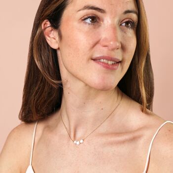 Shooting Stars Pendant Necklace In Gold, 2 of 4
