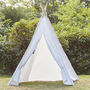 Kids Indoor/Outdoor Play Tent White Teepee, thumbnail 1 of 5