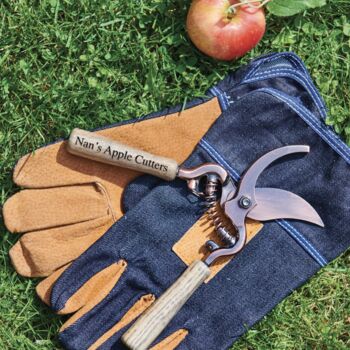 Personalised Pruner In Wood And Copper, 2 of 4