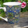 Jumbo Mug In William Morris Blue Strawberry Thief Design, thumbnail 6 of 8