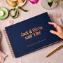 Personalised Any Text Wedding Guest Book, thumbnail 1 of 8