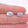 Hedgehog Stud Earrings, thumbnail 2 of 12