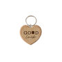 Oak Heart Keyring 'Good Luck' | Keys | Key Accessory, thumbnail 2 of 2