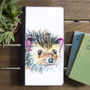 Inky Hedgehog Faux Leather Phone Case With Card Slots, thumbnail 1 of 6