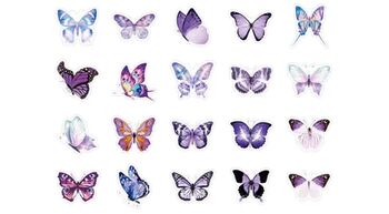 Butterfly Aesthetic Sticker Sets, 10 of 11