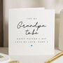 Grandad To Be Fathers Day Card, thumbnail 1 of 7