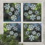 24 X Christmas Window Stickers Snowflakes, thumbnail 1 of 1