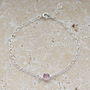 Sterling Silver Swarovski Crystal Birthstone Bracelet, thumbnail 9 of 12