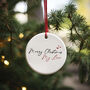 Merry Christmas My Love Ceramic Tree Decoration, thumbnail 1 of 2