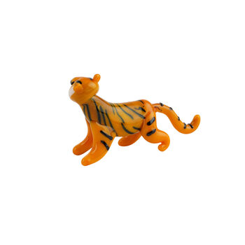 Artisan Glass Tiger In Gift Box | Collectable | Glass Animal | Home Decor, 4 of 5