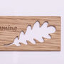 Personalised Gift Oak Bookmark Inspired By Nature, thumbnail 9 of 11
