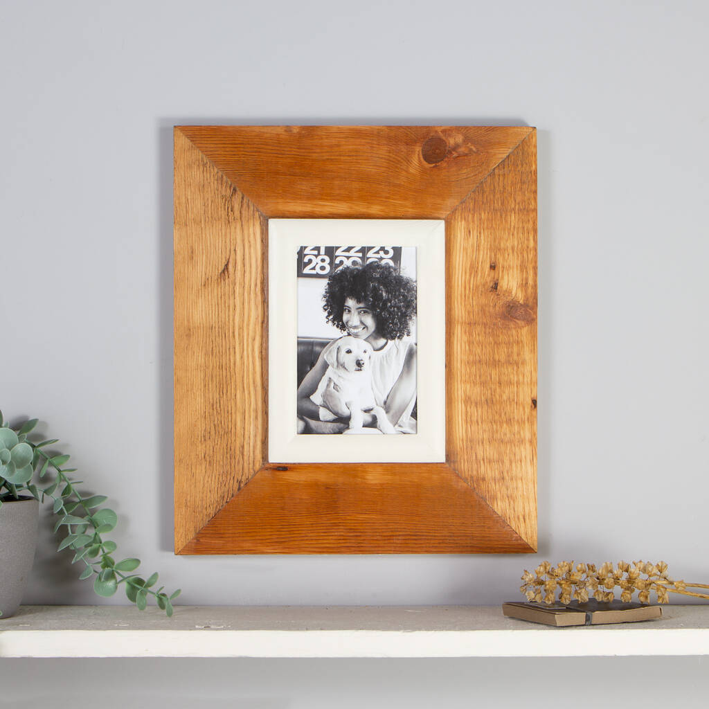 Reclaimed Wooden Photo Frame Handmade In The UK, 1 of 7