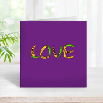 Love Plantain Greetings Card, 3 of 5