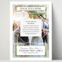 One Year Together Couples Photo Print Personalised Anniversary Gift, thumbnail 2 of 5