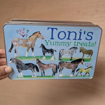 Personalised Horse Treat Tin, 5 of 5