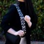 Gothic Moth And Skulls Bag Strap | Extra Long Crossbody Replacement Bag Strap, thumbnail 2 of 4