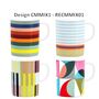 Coffee Or Tea Mug In Fine Porcelain Multicoloured, thumbnail 6 of 10