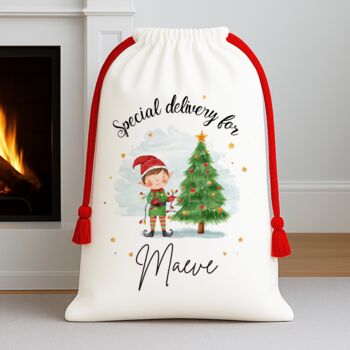 Elf Christmas Sack, 3 of 3