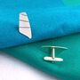 Personalised Sterling Silver Windsurfer Cufflinks, thumbnail 3 of 6