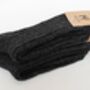 Alpaca Socks Two Pairs, thumbnail 1 of 4
