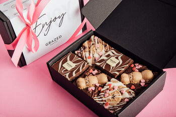 Valentine's Blondie And Brownie Six Piece Gift Box, 4 of 9