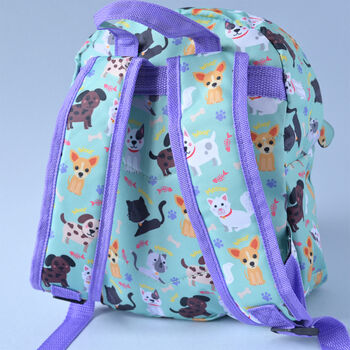 Personalised Kids Cat And Dog Backpack, 4 of 7