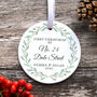 Personalised First Christmas In Our New Home Bauble, thumbnail 1 of 3
