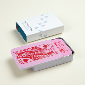 Queen Of My Heart Playing Cards In A Tin, 2 of 7