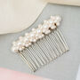 Twisted Pearl Bridal Comb, thumbnail 1 of 4