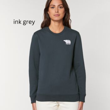 Unisex Polar Bear Sweatshirt, 11 of 12