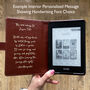 Faux Leather Personalised Kindle And eReader Case, thumbnail 5 of 6
