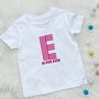 Personalised Retro Alphabet Kids T Shirt, thumbnail 6 of 8