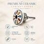 Bohemian Petal Multicoloured Round Shaped Drawer Knob, thumbnail 7 of 10