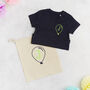 Embroidered Initial T Shirt With Personalised Bag, thumbnail 6 of 9