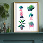 House Plants Art Print, thumbnail 1 of 3