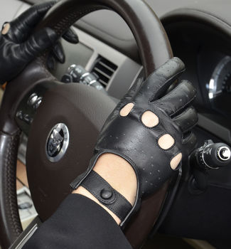 Nina. Women's Classic Leather Driving Gloves, 3 of 7