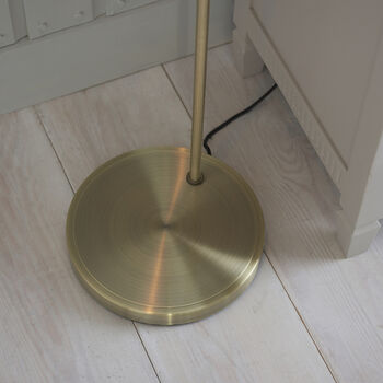 Antique Brass Floor Lamp, 6 of 6